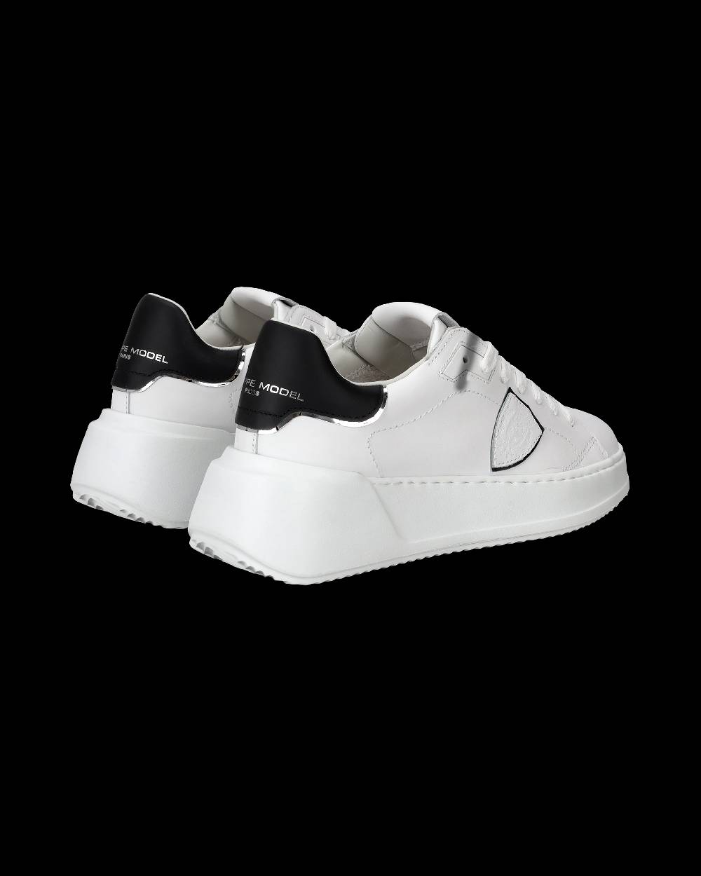 Philippe Model Sneaker basse Tres Temple donna - bianco e nero Offerte stagionali