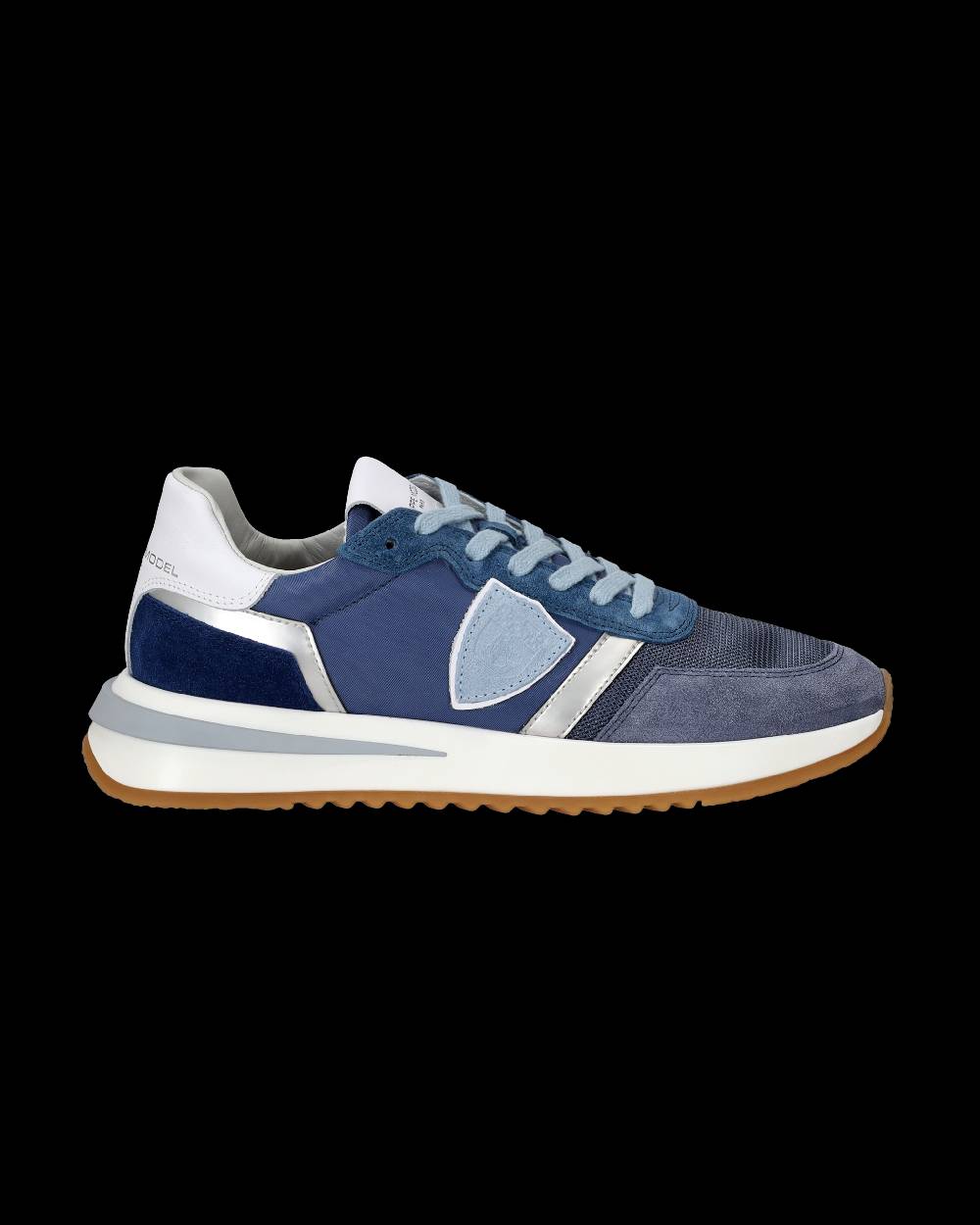 Philippe Model Sneakers Tropez 2.1 da Donna Blu in Tessuto Tecnico Liquidazione