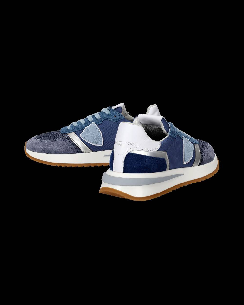 Philippe Model Sneakers Tropez 2.1 da Donna Blu in Tessuto Tecnico Liquidazione