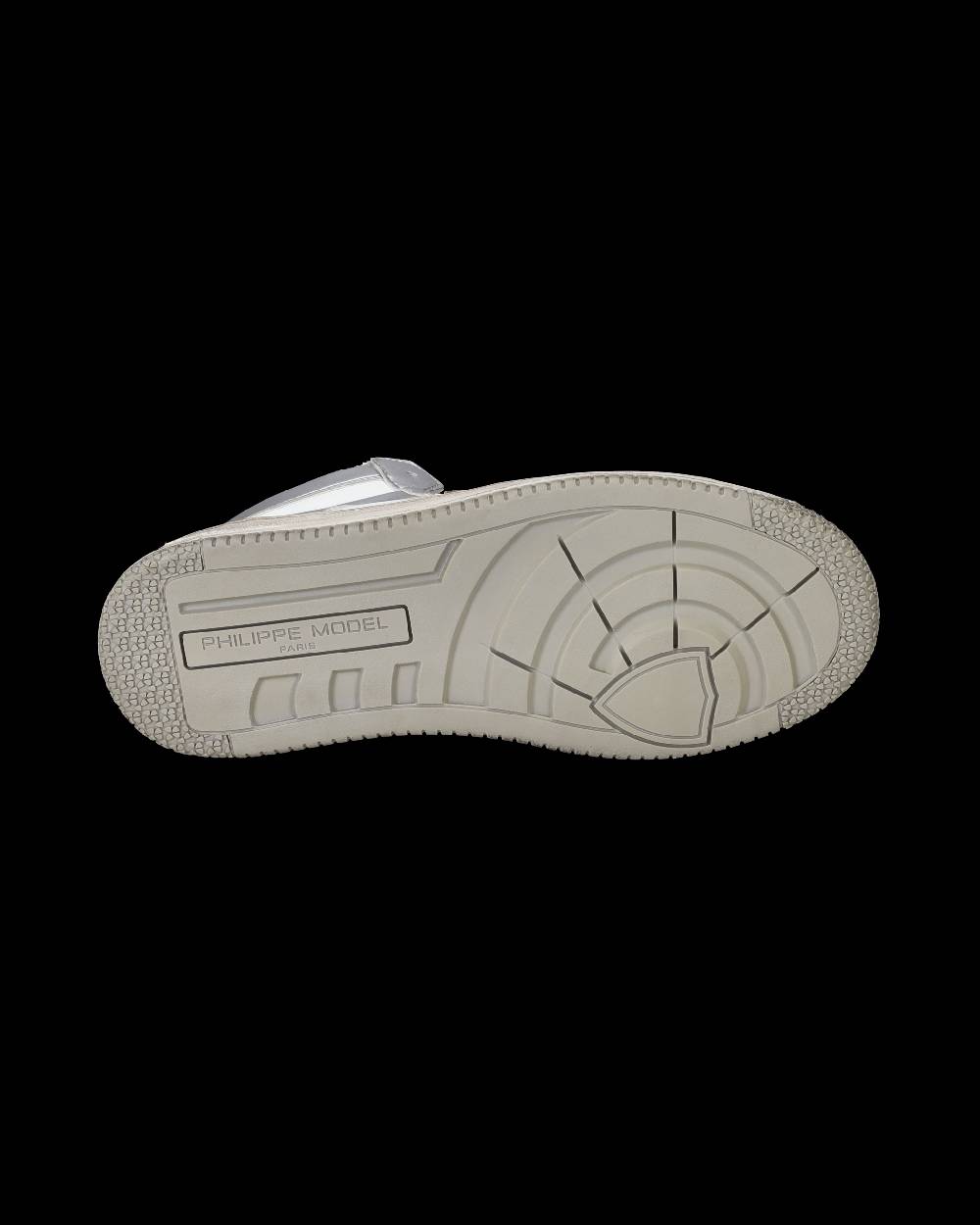 Philippe Model Sneaker mid rise Lyon donna - argento e bianco Offerta settimanale
