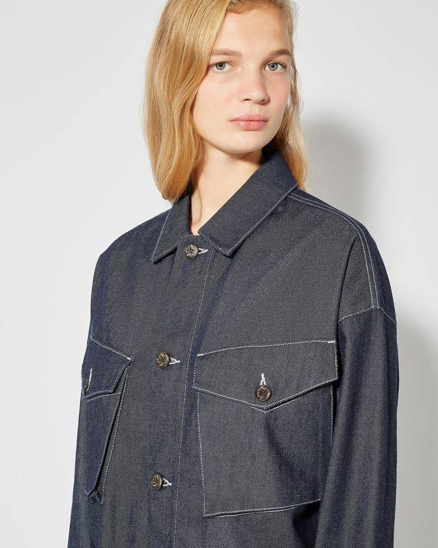 Philippe Model Giacca in denim Giselle da Donna Blu in Denim Fino al 60% di sconto