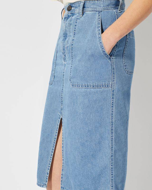 Philippe Model Gonna Di Jeans Seline da Donna Azzurra in Denim Fino al 65% di sconto