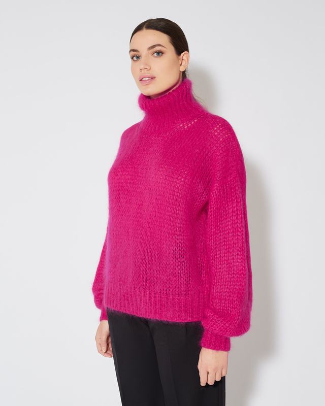 Philippe Model Dolcevita Romaine da Donna Viola in Lana Mohair Discount Store per i nuovi prodotti