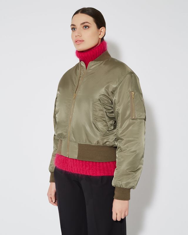 Philippe Model Giacca bomber Giulliet da Donna Verde in Jersey Enormi sconti