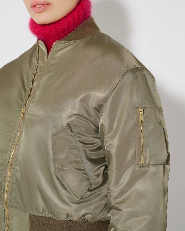Philippe Model Giacca bomber Giulliet da Donna Verde in Jersey Enormi sconti