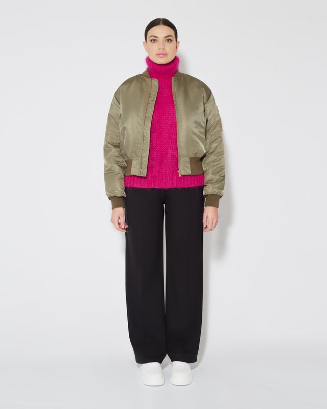Philippe Model Giacca bomber Giulliet da Donna Verde in Jersey Enormi sconti