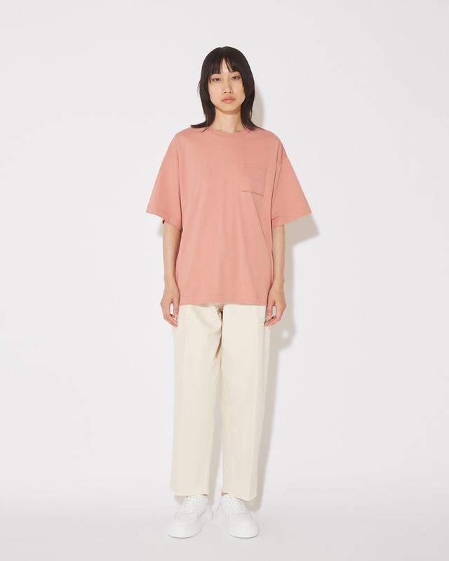 Philippe Model T-Shirt Monique da Donna Rosa in Jersey Qualità
