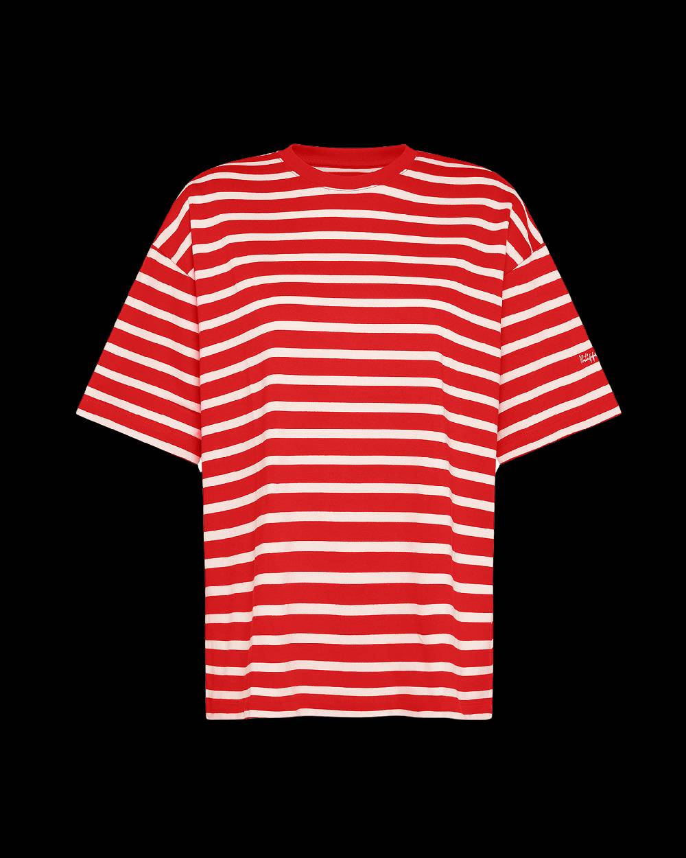 Philippe Model T-Shirt Monique da Donna Rossa in Cotone Vendita