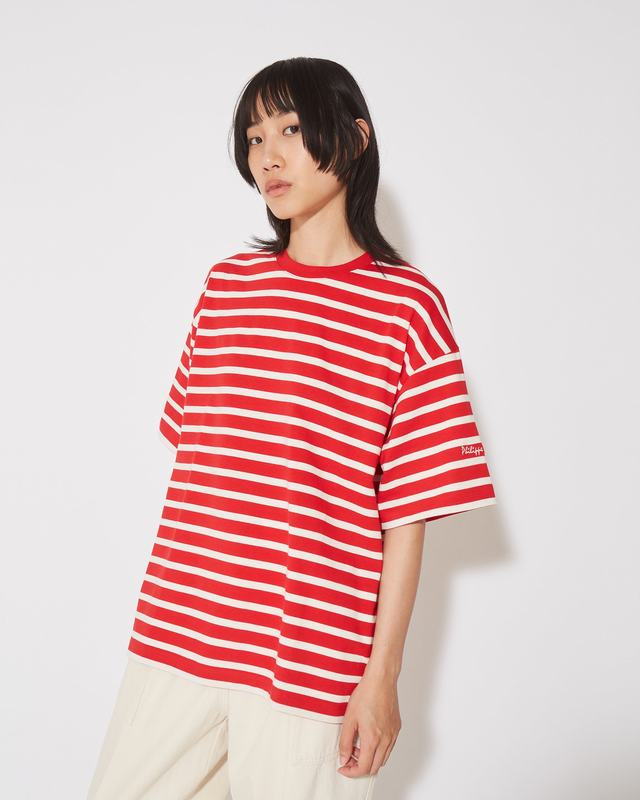 Philippe Model T-Shirt Monique da Donna Rossa in Cotone Vendita