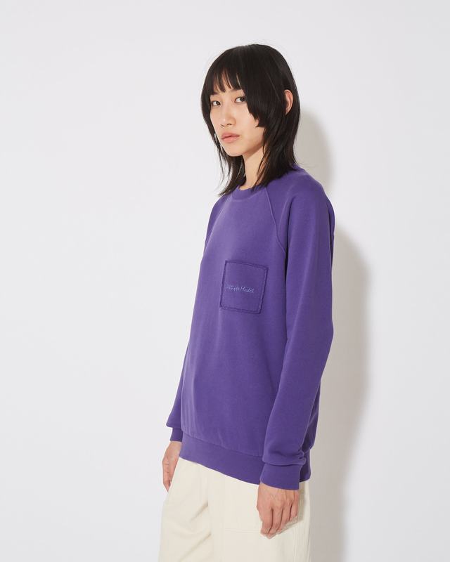 Philippe Model Felpa girocollo Belle da Donna Viola in Jersey Promozione