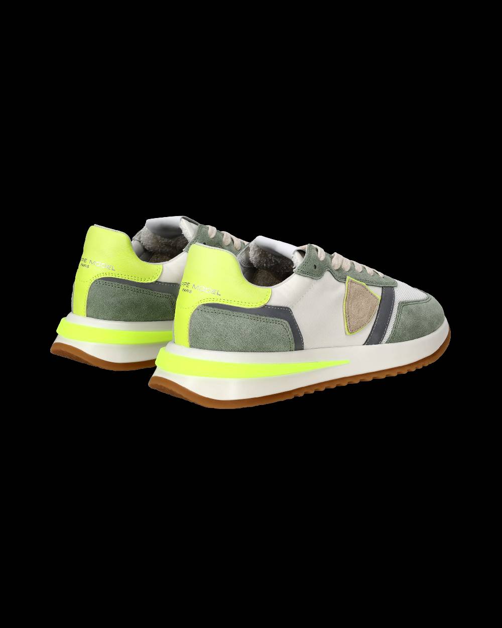 Philippe Model Sneakers Tropez 2.1 da Uomo Bianche e Gialle in Tessuto Tecnico Negozi Online