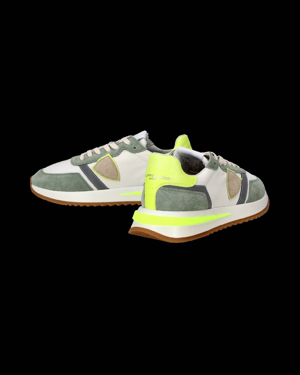Philippe Model Sneakers Tropez 2.1 da Uomo Bianche e Gialle in Tessuto Tecnico Negozi Online