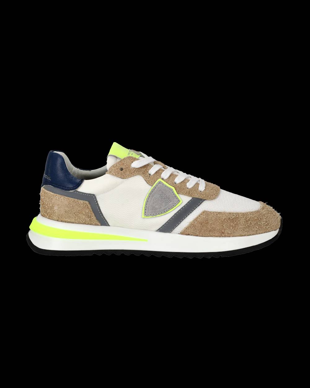 Philippe Model Sneaker basse Tropez 2.1 uomo - bianco, marrone e giallo Acquista Ora