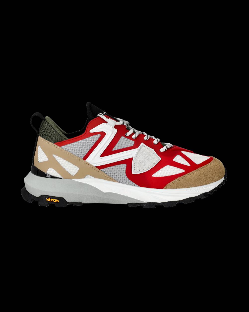 Philippe Model Sneakers Rocx da Uomo Rosse in Tessuto Tecnico Consegna Veloce