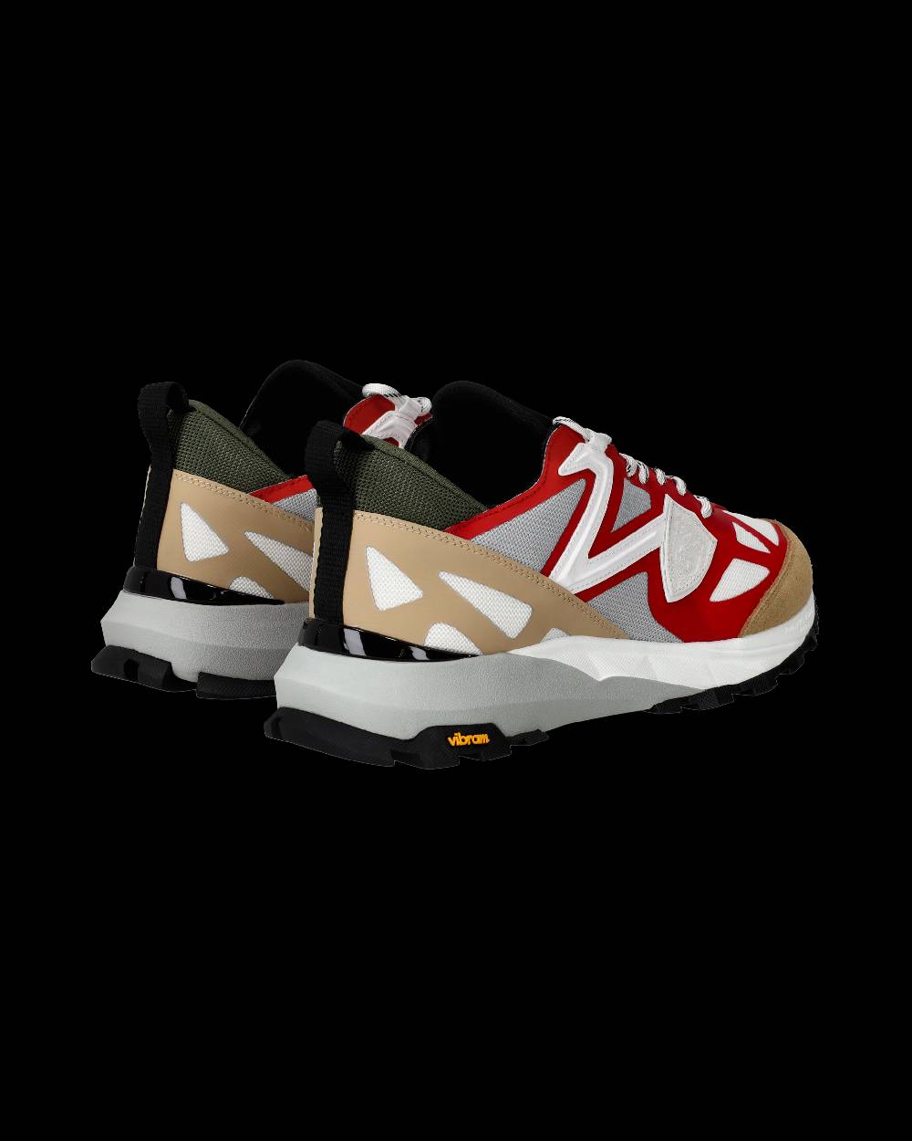Philippe Model Sneakers Rocx da Uomo Rosse in Tessuto Tecnico Consegna Veloce