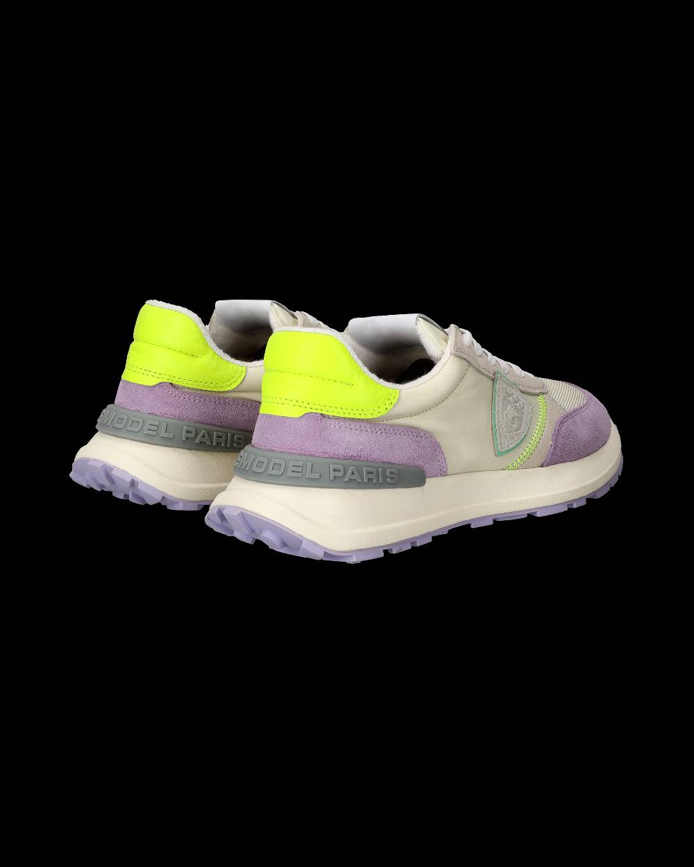 Philippe Model Sneakers Antibes da Donna Bianche e Gialle in Tessuto Tecnico Affare Del Giorno