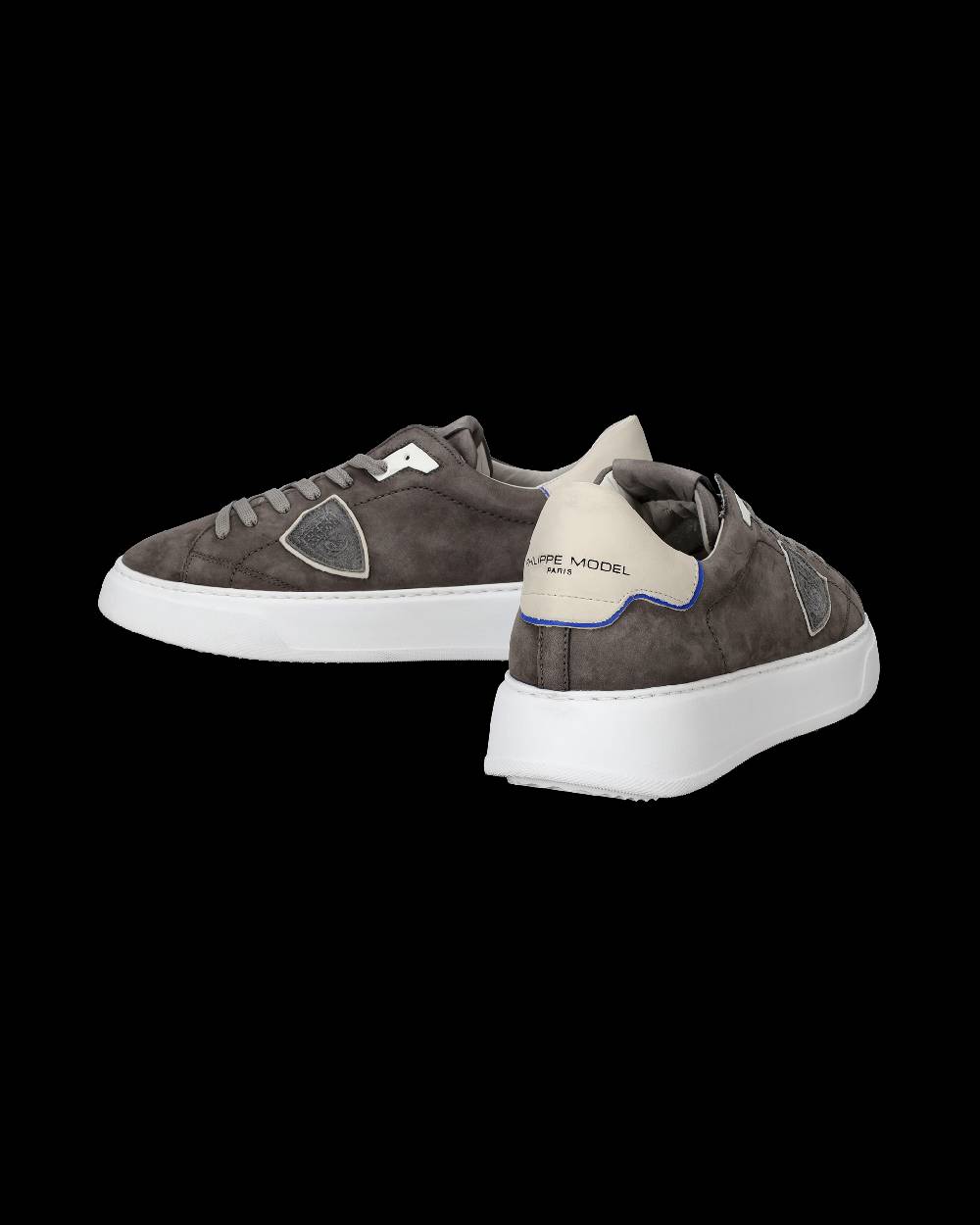 Philippe Model Sneaker basse Temple uomo - antracite In Vendita