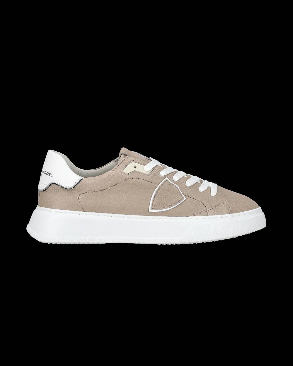 Philippe Model Sneaker casual Temple da uomo in pelle Nabuk - Grigio Saldi