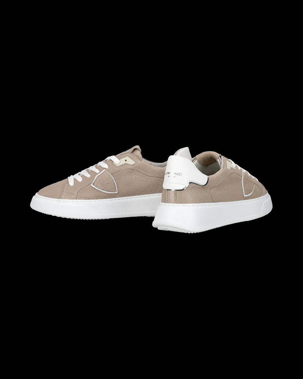Philippe Model Sneaker casual Temple da uomo in pelle Nabuk - Grigio Saldi