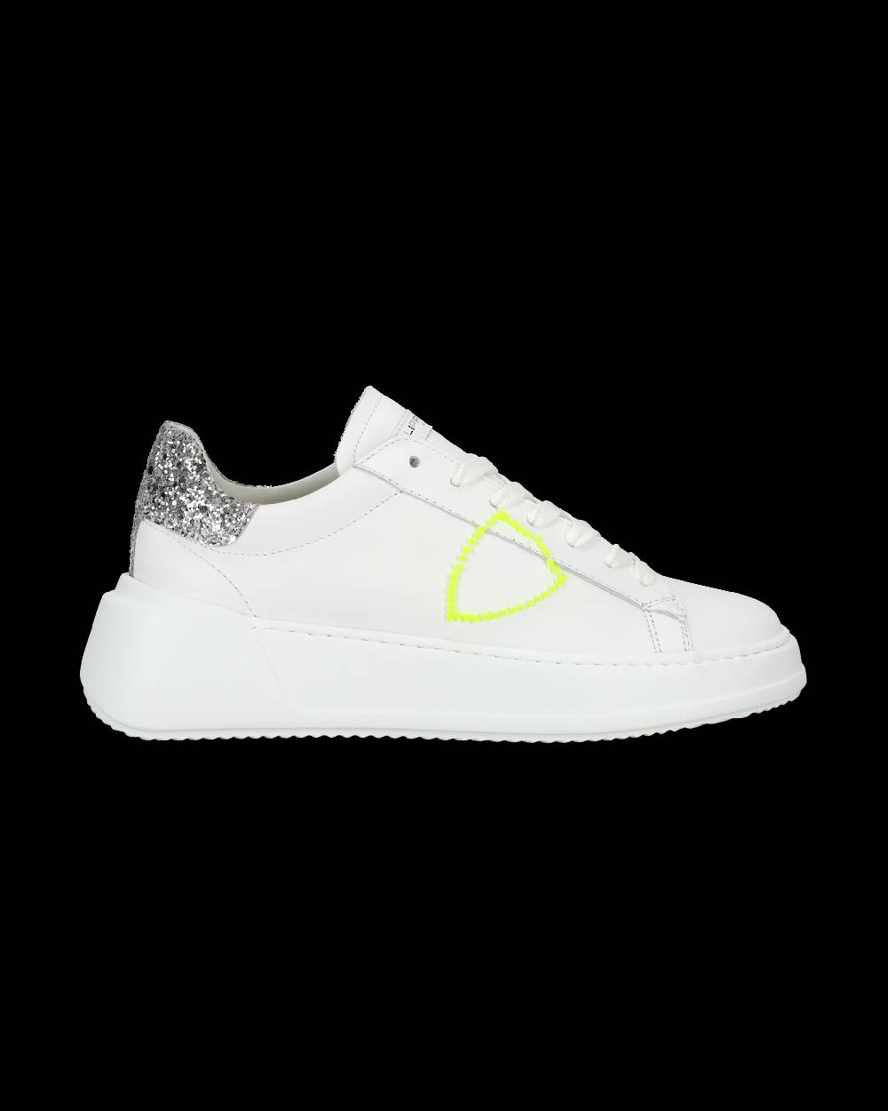 Philippe Model Sneaker casual Tres Temple da donna in pelle - Argento e bianco Hotsell