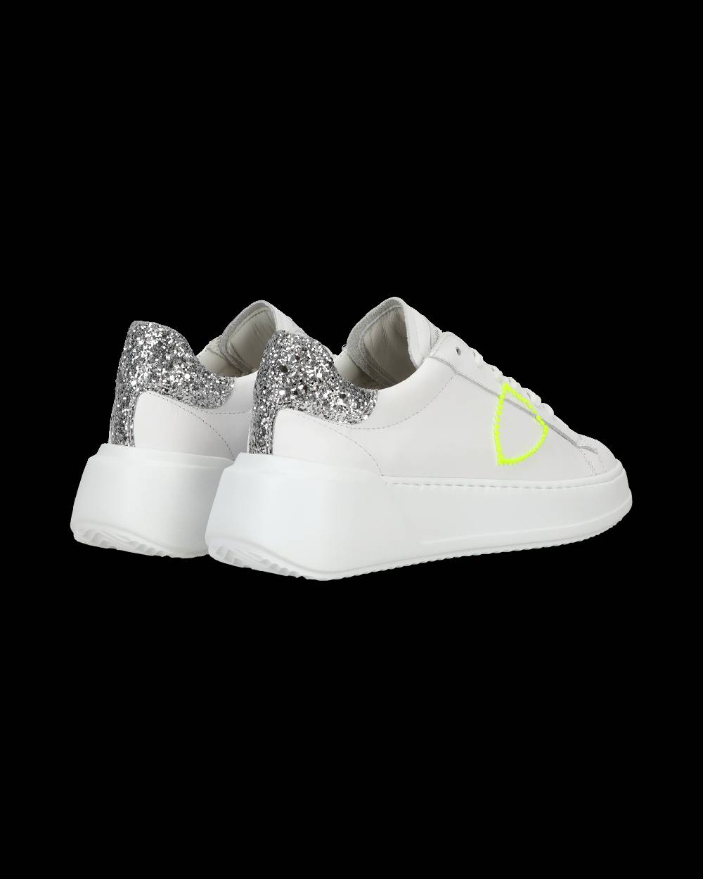 Philippe Model Sneaker casual Tres Temple da donna in pelle - Argento e bianco Hotsell