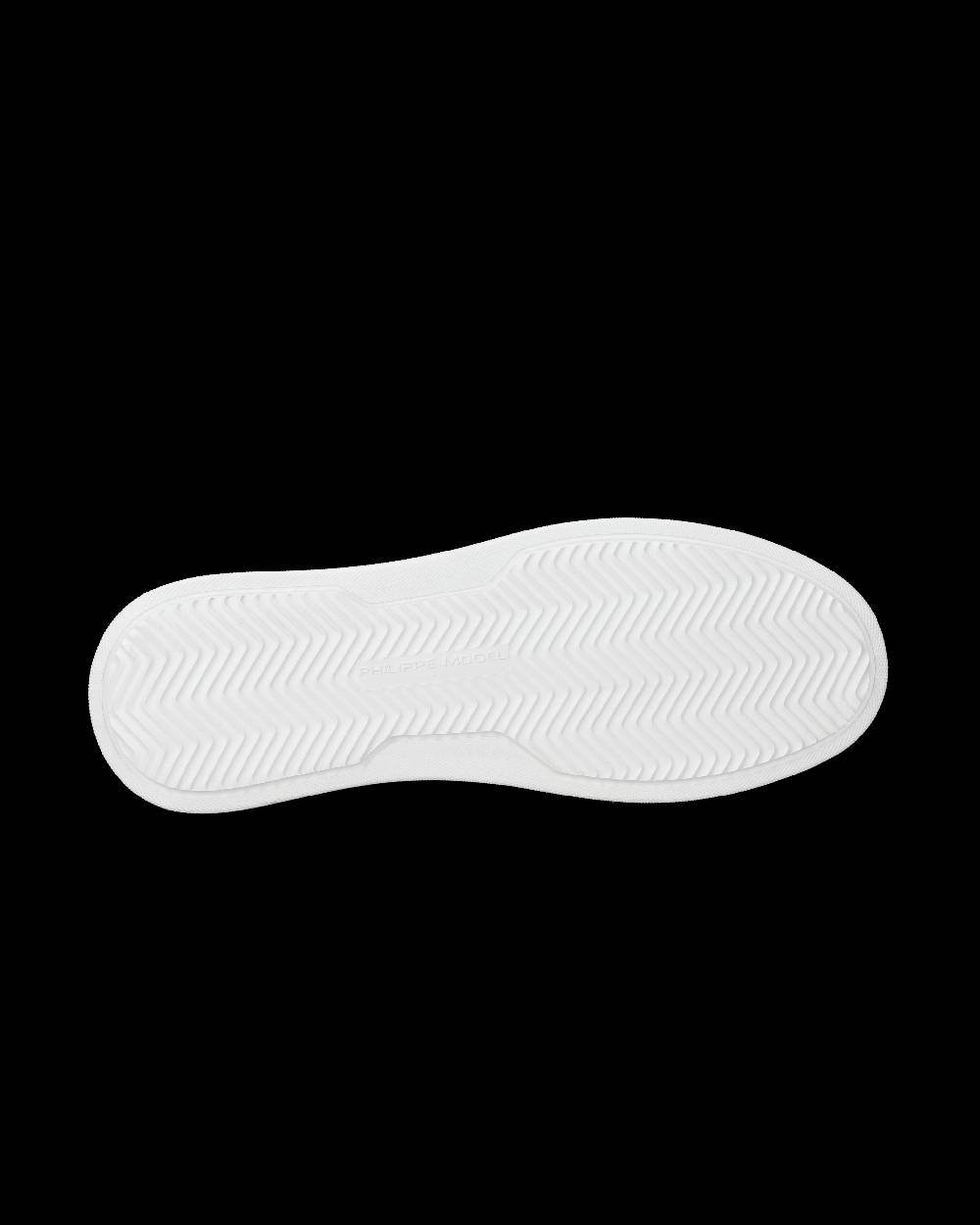 Philippe Model Sneaker casual Temple da uomo in pelle - Bianco e rosso Vendita Calda
