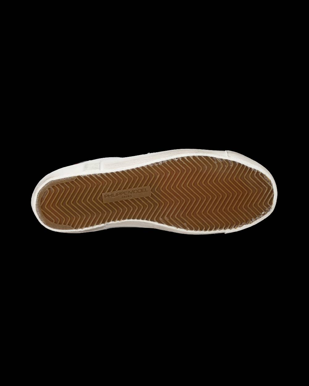 Philippe Model Sneakers Prsx da Uomo Bianche e Bordeaux in Pelle Scamosciata Negozio