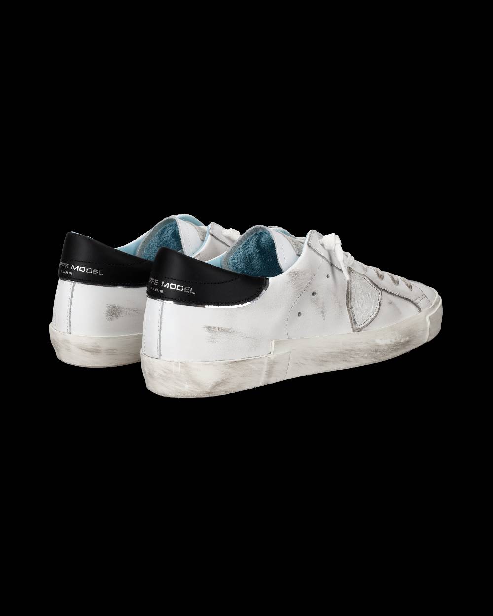 Philippe Model Sneaker bassa Prsx uomo - bianco e nero Nuova