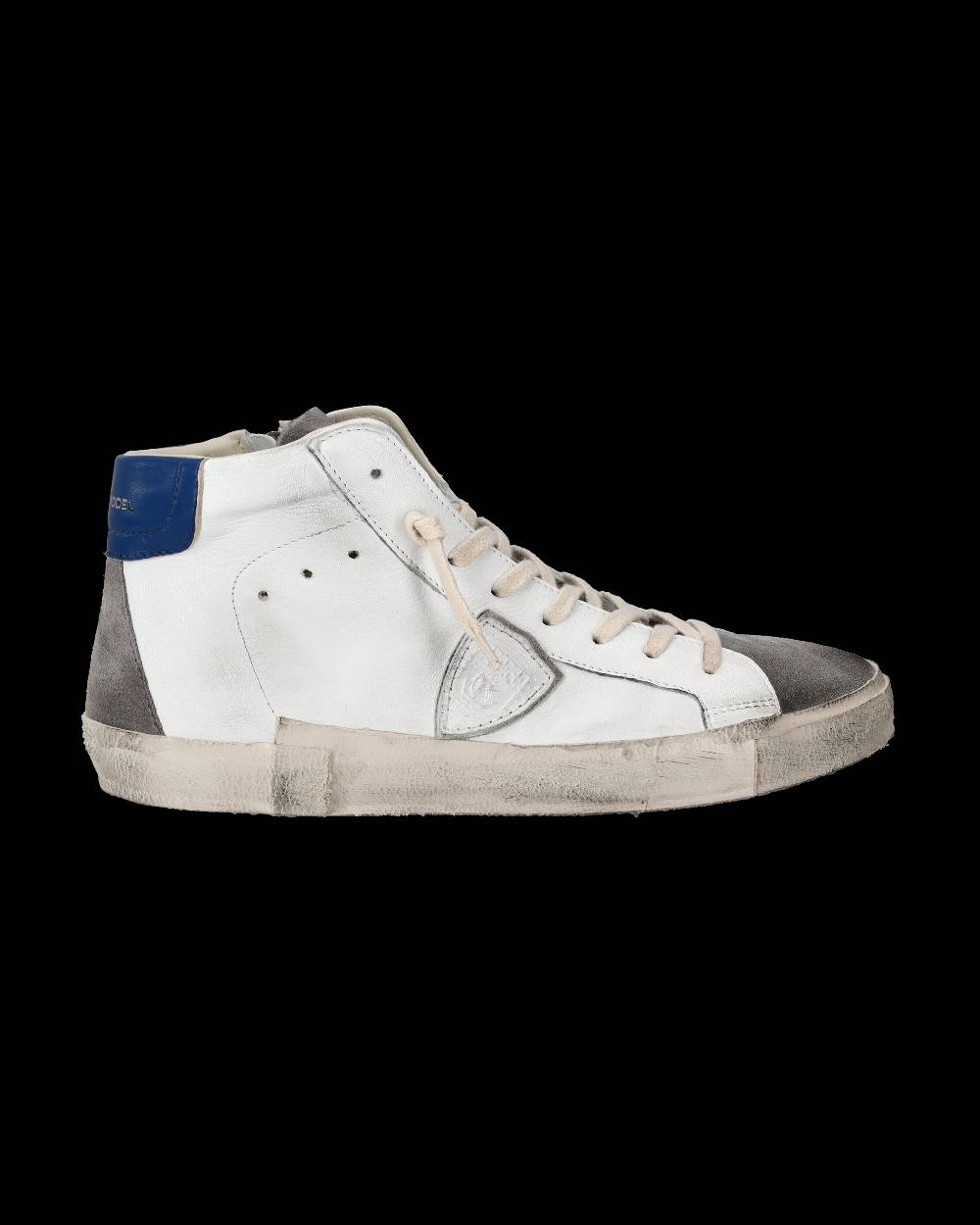 Philippe Model Sneaker high Prsx uomo - bianco e grigio Comprare a buon mercato