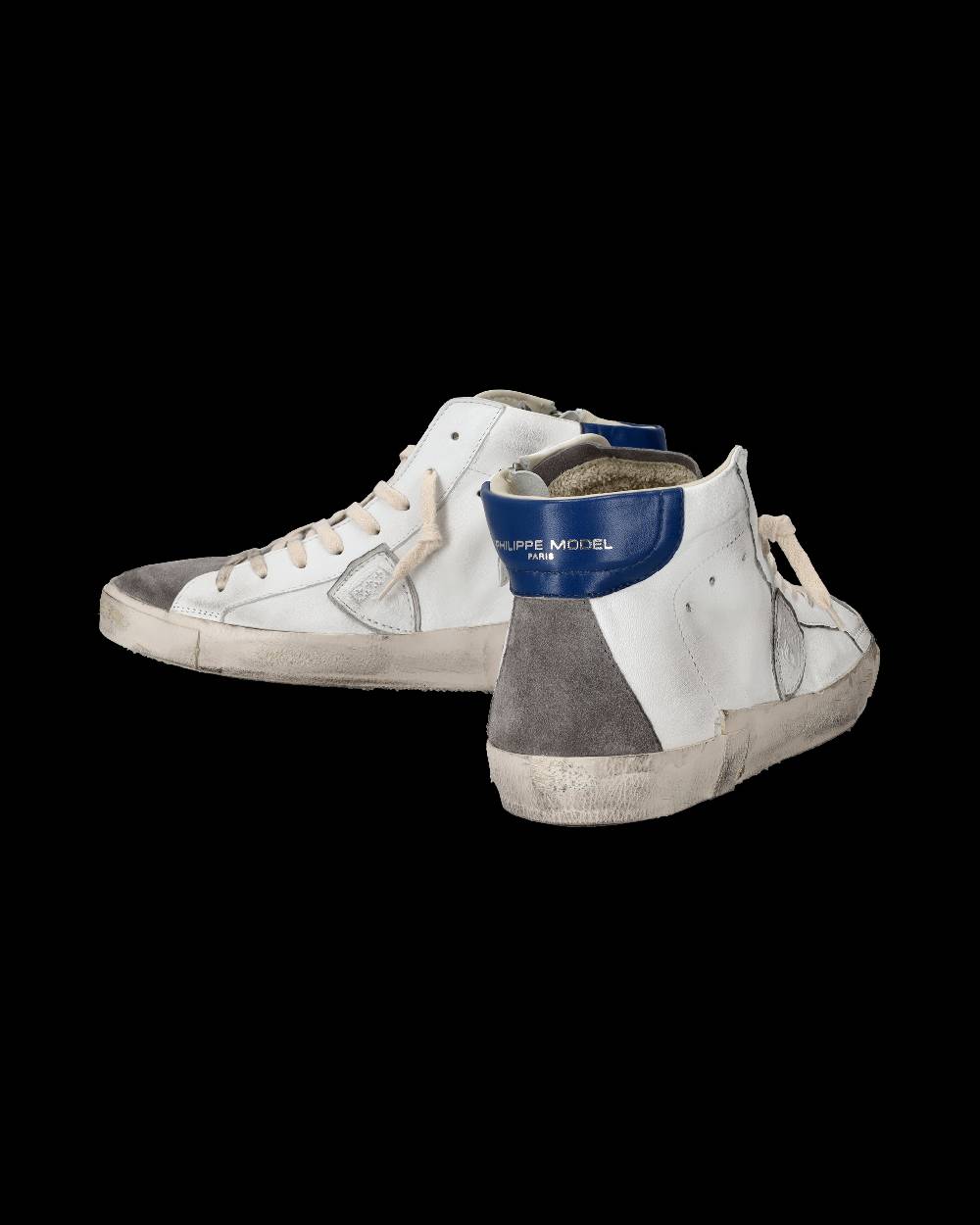 Philippe Model Sneaker high Prsx uomo - bianco e grigio Comprare a buon mercato