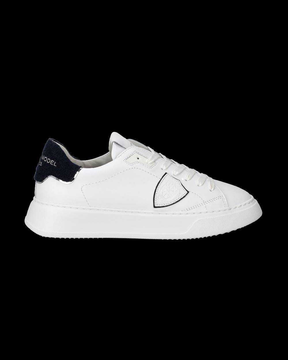Philippe Model Sneaker basse Temple uomo - bianco e blu Grande vendita