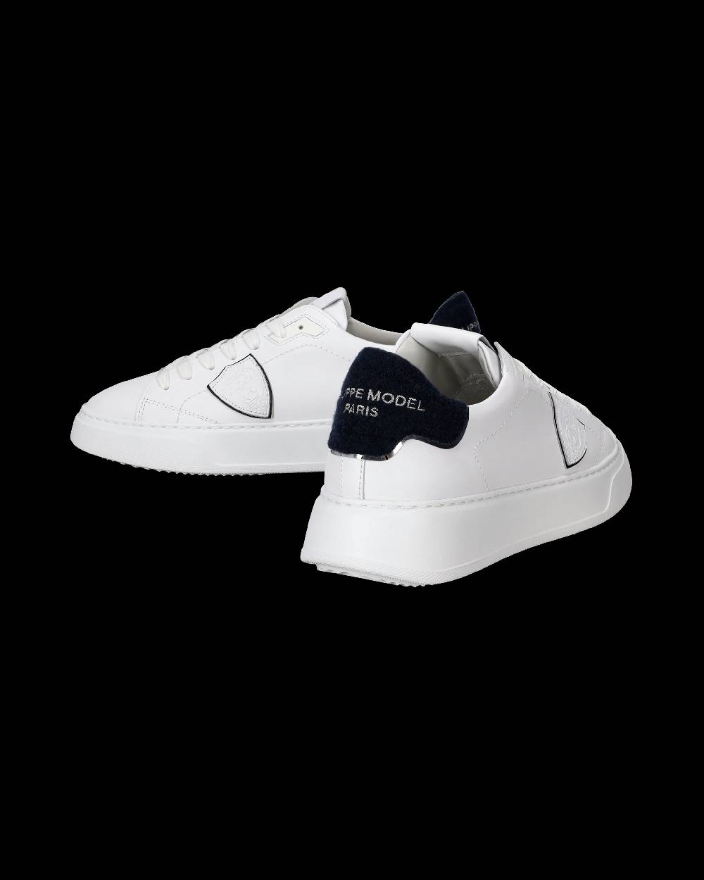 Philippe Model Sneaker basse Temple uomo - bianco e blu Grande vendita