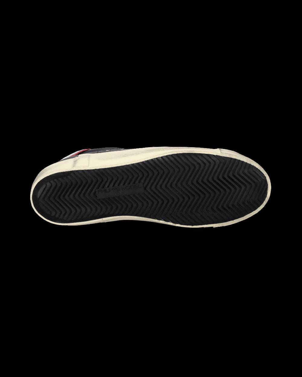 Philippe Model Sneakers Prsx da Uomo Nere e Rosse in Pelle Fornitura limitata
