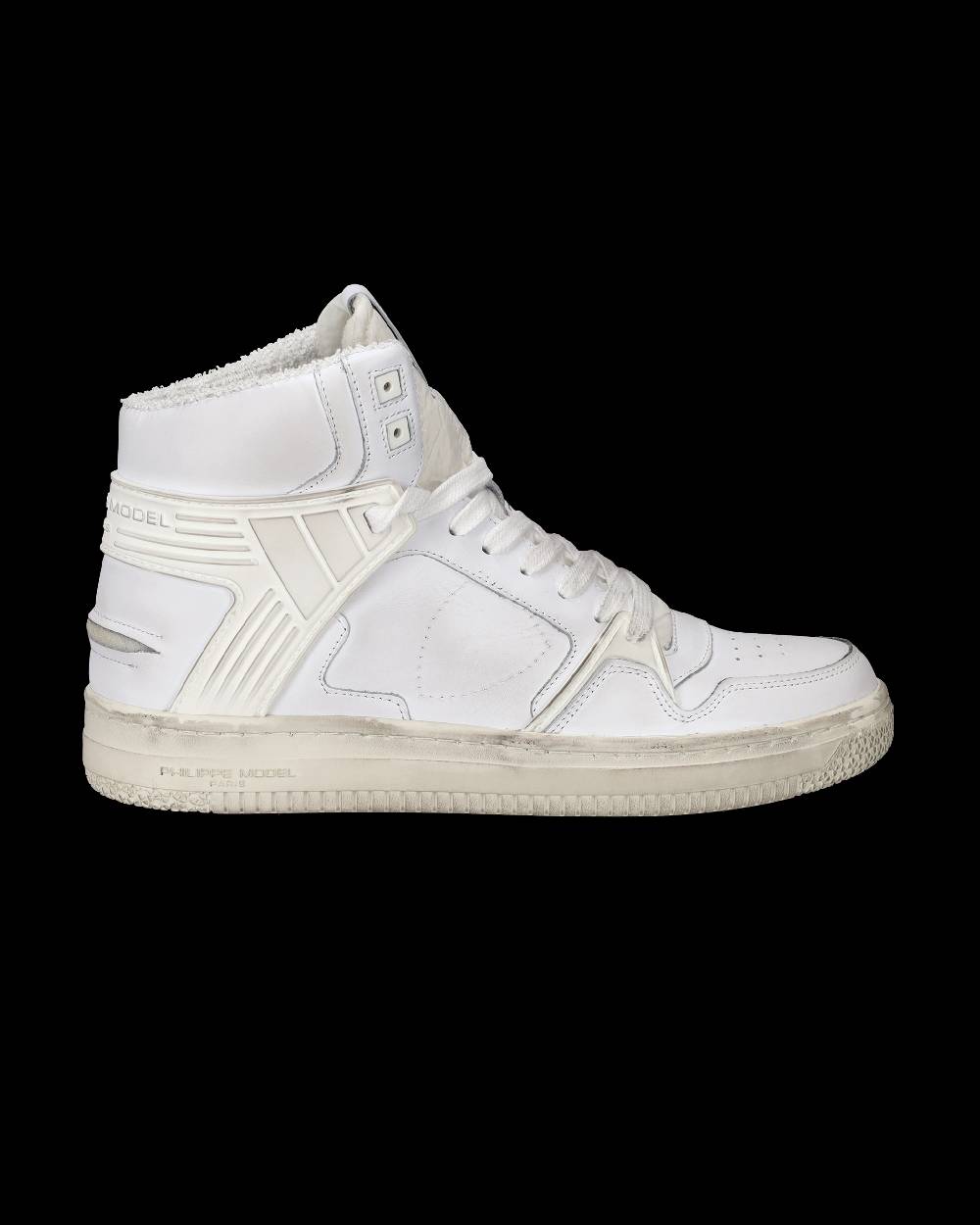 Philippe Model Sneakers Alte La Grande da Uomo Bianche in Pelle Shopping online