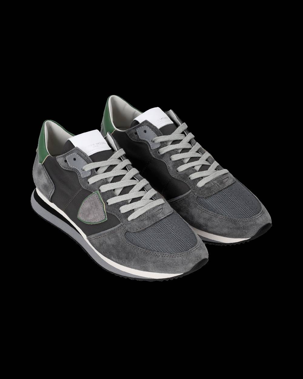 Philippe Model Sneaker basse Trpx uomo - antracite e verde Offerta San Valentino