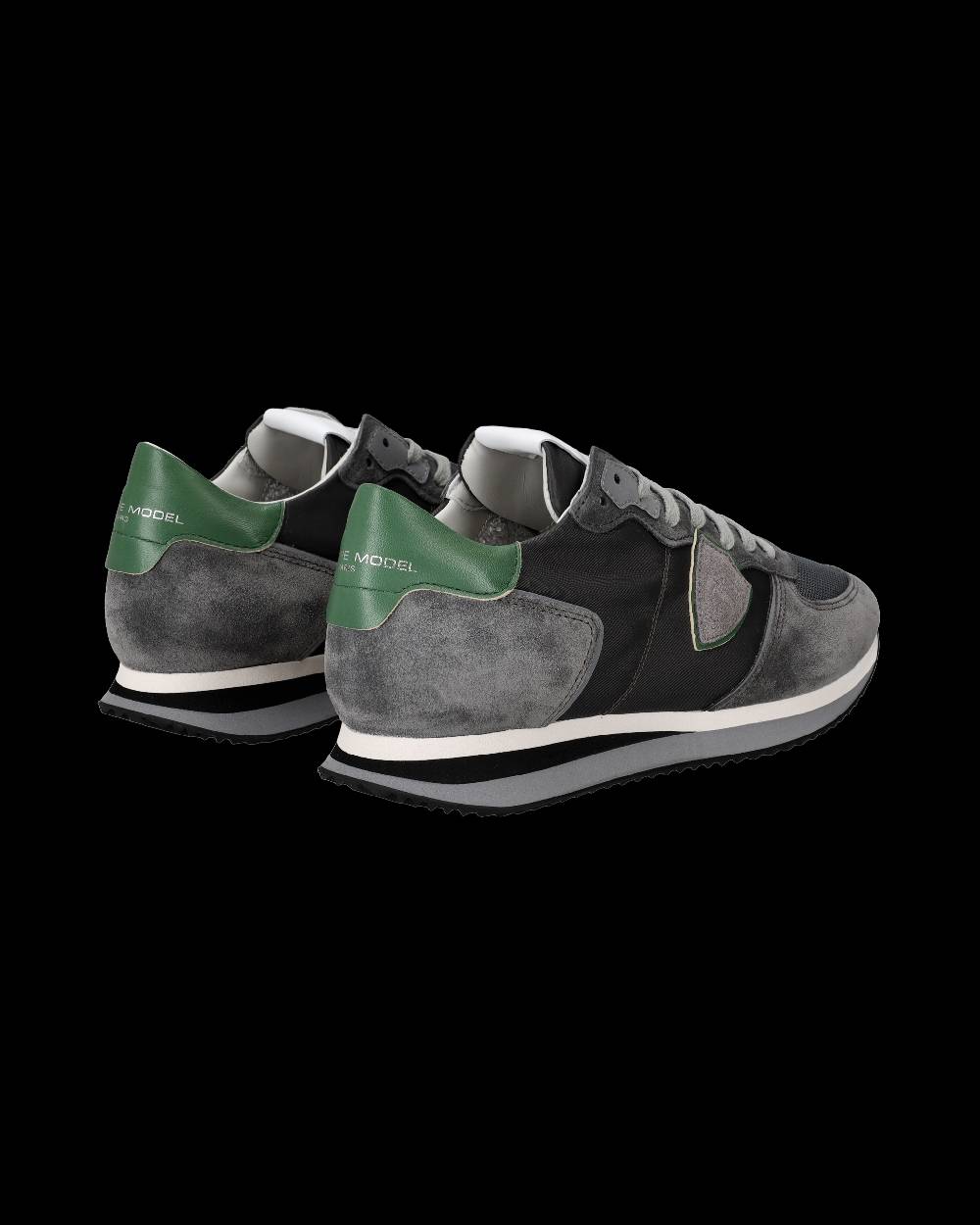 Philippe Model Sneaker basse Trpx uomo - antracite e verde Offerta San Valentino