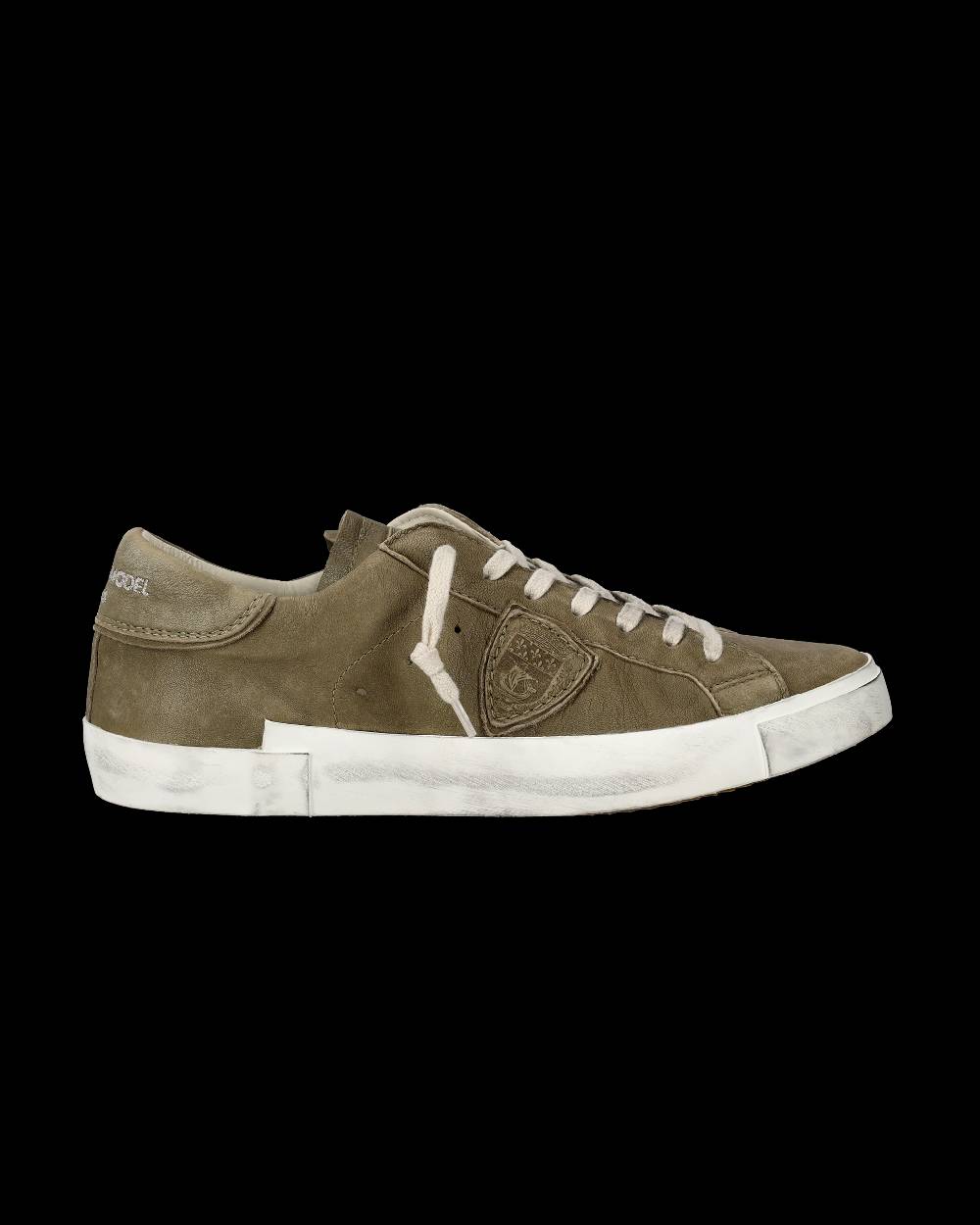 Philippe Model Sneakers Prsx da Uomo Verde in Pelle Morbida Offerta Anniversario