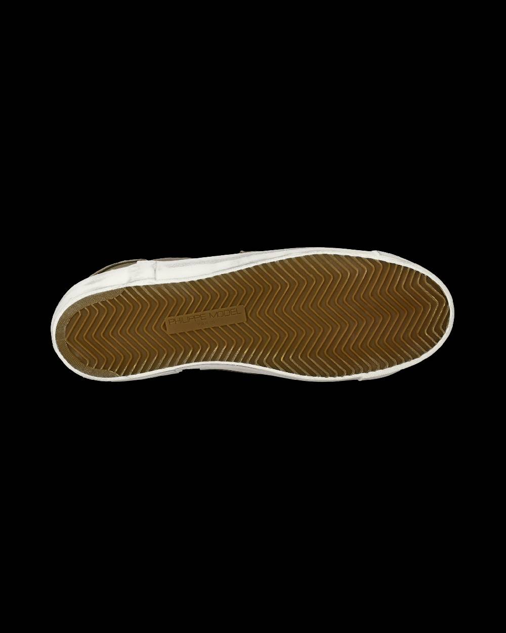 Philippe Model Sneakers Prsx da Uomo Verde in Pelle Morbida Offerta Anniversario