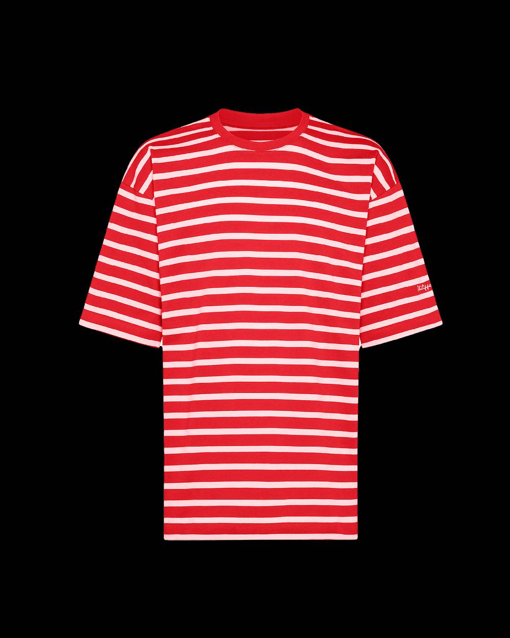 Philippe Model T-Shirt Maurice da Uomo Rossa in Cotone Offerta temporanea