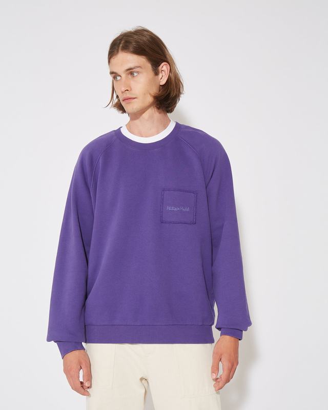 Philippe Model Felpa girocollo BERNARD da Uomo Viola in Jersey Bestseller