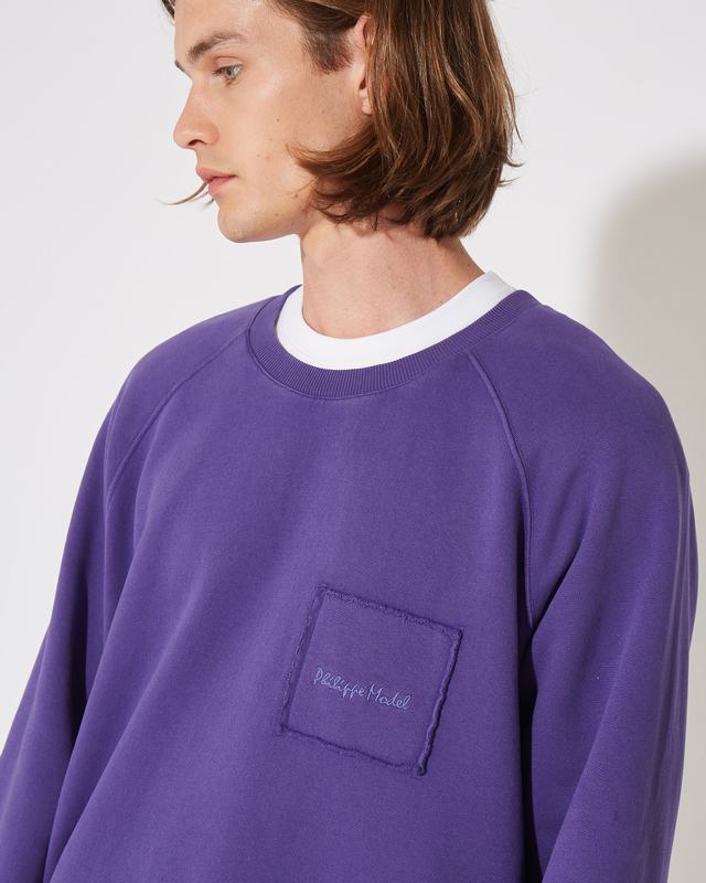 Philippe Model Felpa girocollo BERNARD da Uomo Viola in Jersey Bestseller