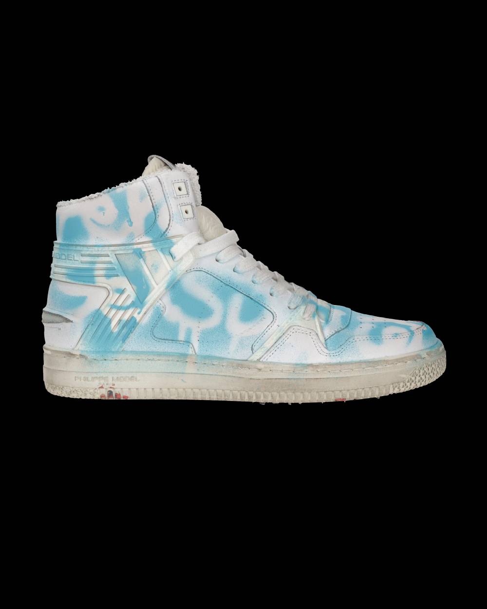 Philippe Model Sneaker mid La Grande donna - bianco e azzurro Comprane uno, ottenene uno gratis
