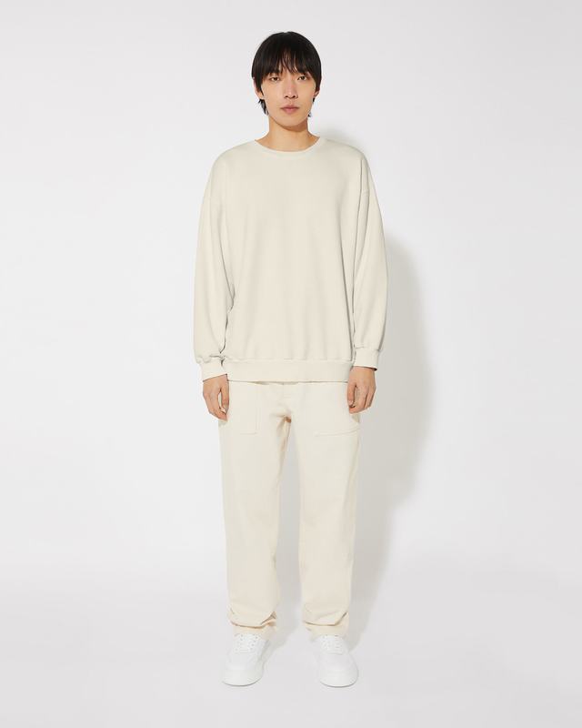 Philippe Model Felpa girocollo BASTIEN da Uomo Ecru in Pelle Offerte giornaliere