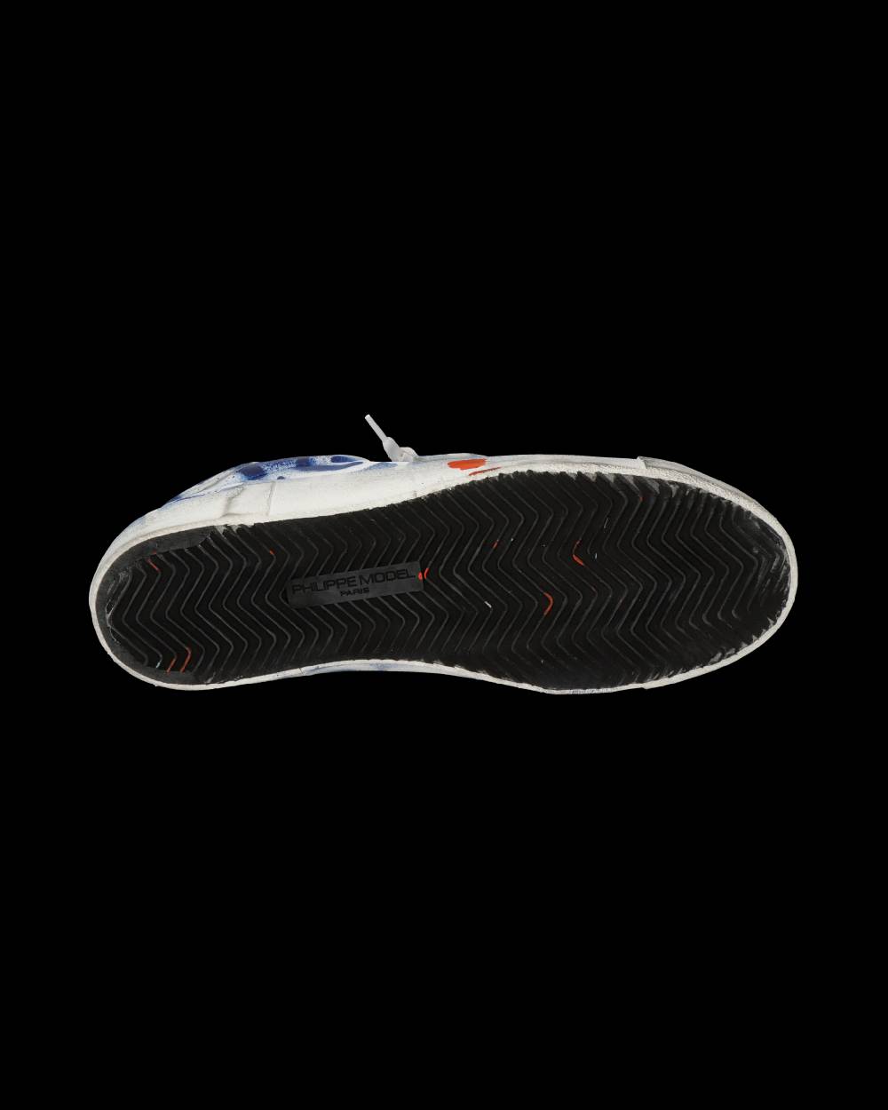 Philippe Model Sneaker bassa PRSX uomo - bianco e blu Ritorno libero