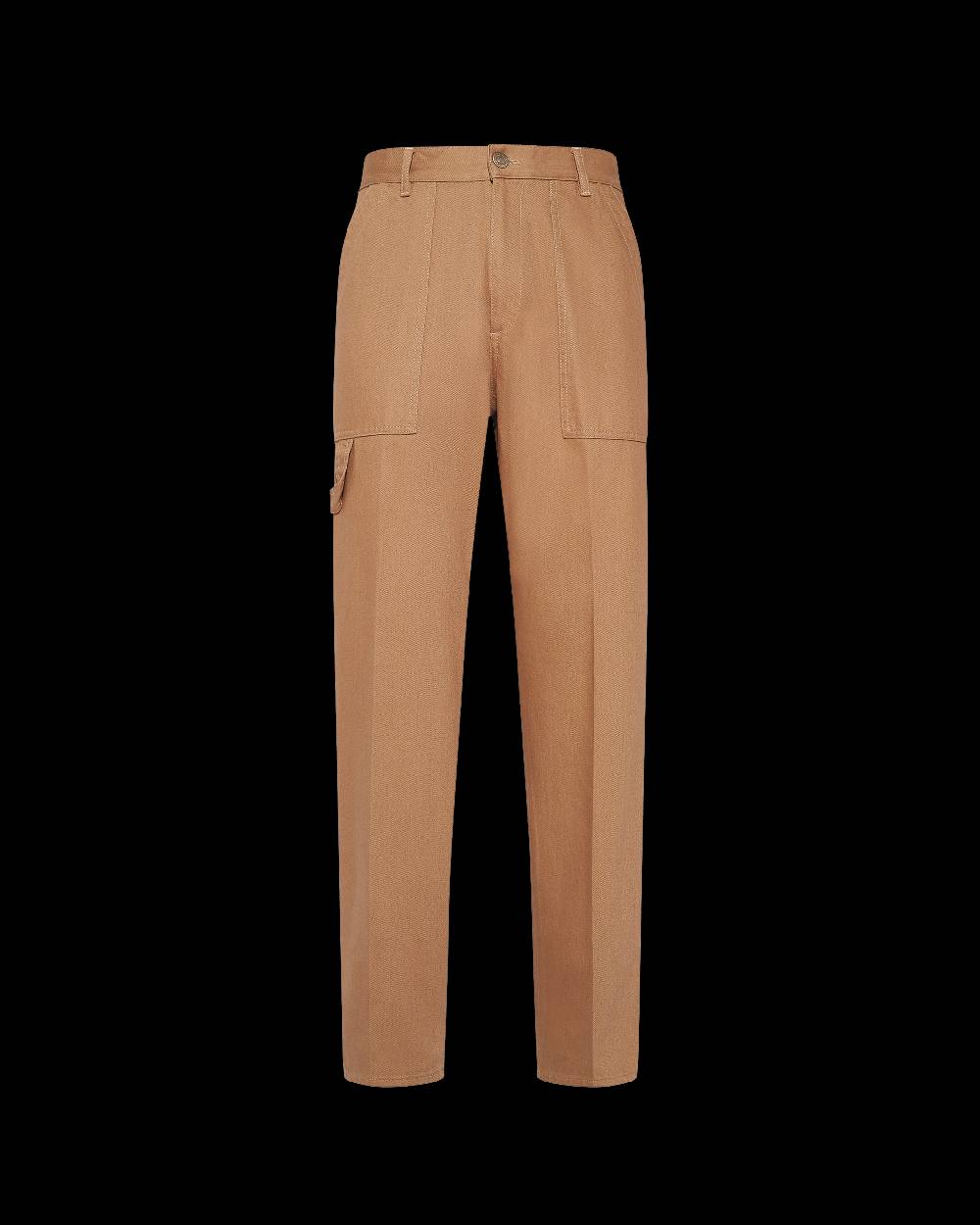 Philippe Model Pantaloni Charles da Uomo Marroni in Cotone Rilascio limitato