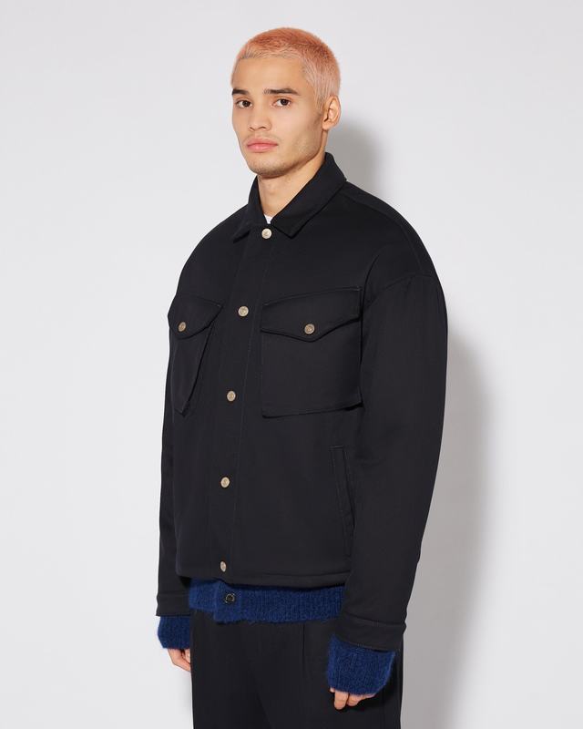 Philippe Model Giacca Gerard da Uomo Blu in Tessuto Tecnico ACQUISTA ORA