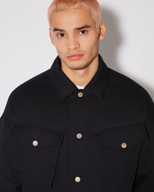 Philippe Model Giacca Gerard da Uomo Blu in Tessuto Tecnico ACQUISTA ORA