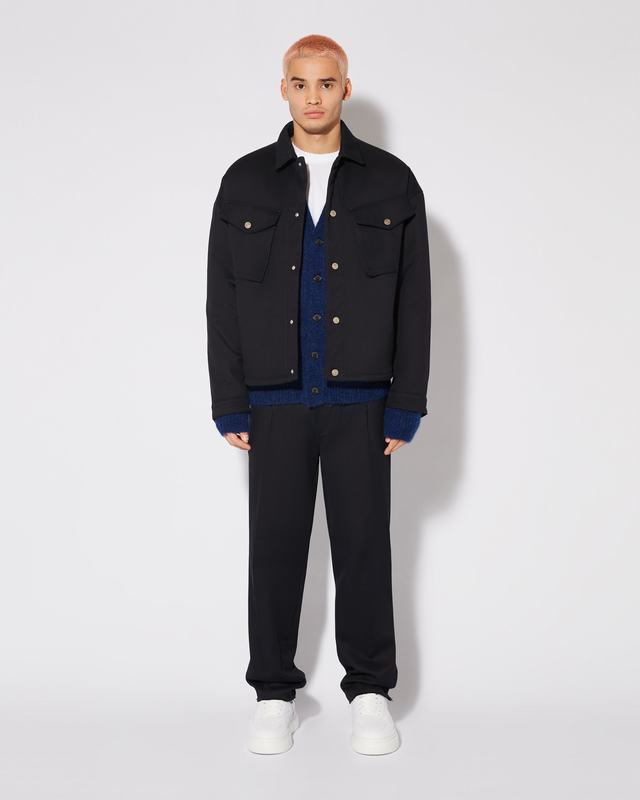 Philippe Model Giacca Gerard da Uomo Blu in Tessuto Tecnico ACQUISTA ORA