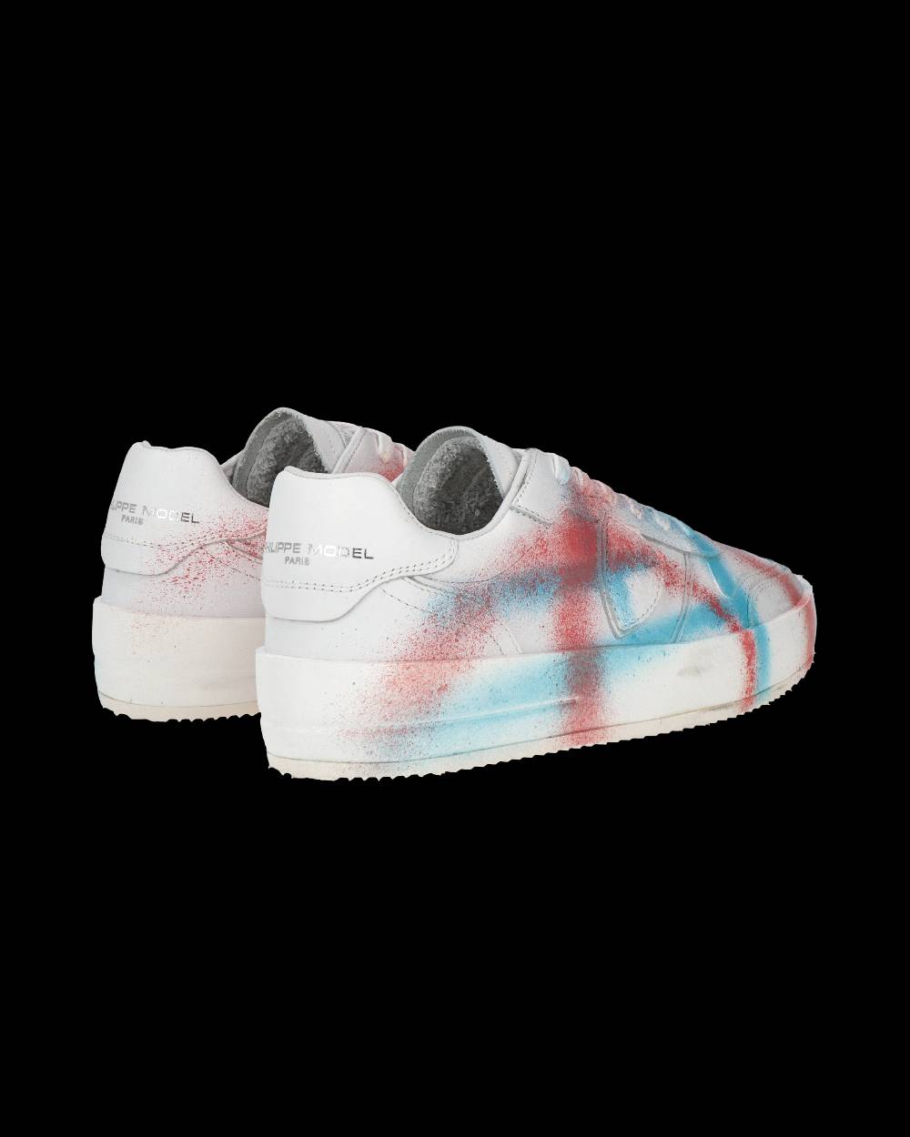 Philippe Model Sneaker bassa Nice uomo - bianco, corallo e blu Promozione temporanea