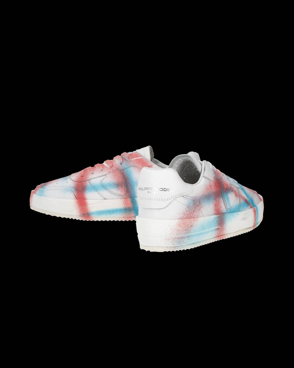 Philippe Model Sneaker bassa Nice uomo - bianco, corallo e blu Promozione temporanea